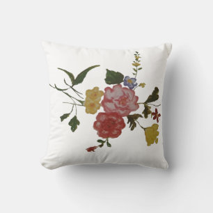Floral Artwork Japanese Flower Cushion