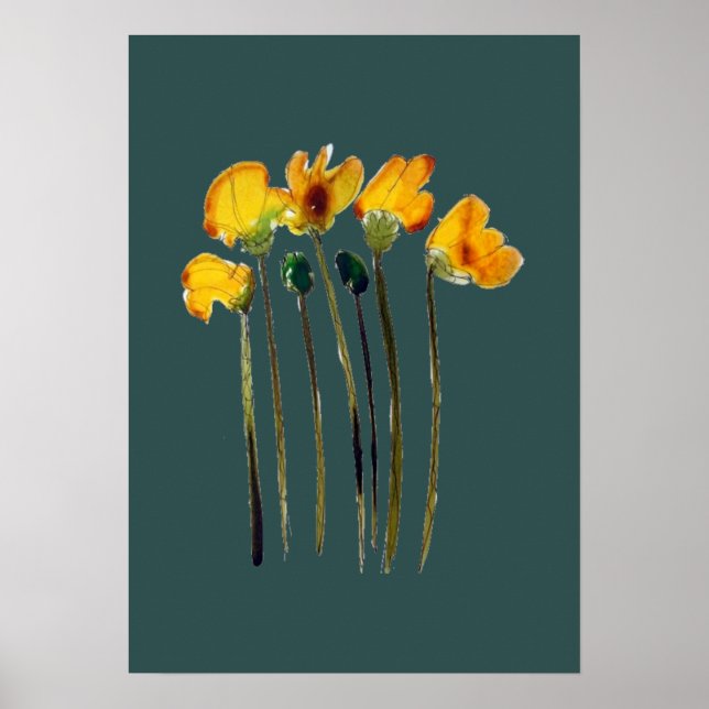 Floral Artwork Poster (Front)