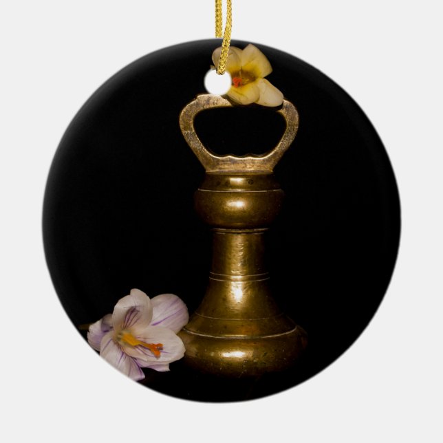 Floral Attraction Ceramic Tree Decoration (Front)