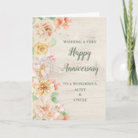 Floral Aunt & Uncle Anniversary