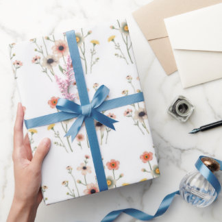 Floral Aura Wrapping Paper