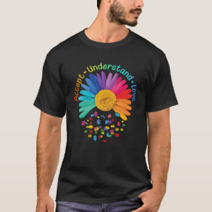 Floral Autism Awareness Daisy Flower for Autism Mo T-Shirt