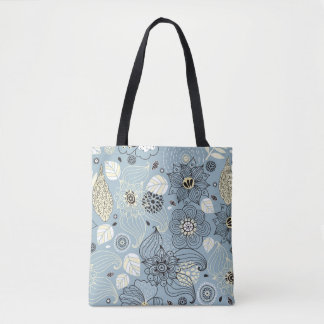 Floral Autumn: Elegant Seasonal Design Tote Bag