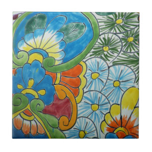 Floral Azulejo tile