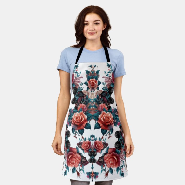 Floral B  Apron (Worn)