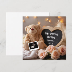 Floral Baby Announcement for Social Media