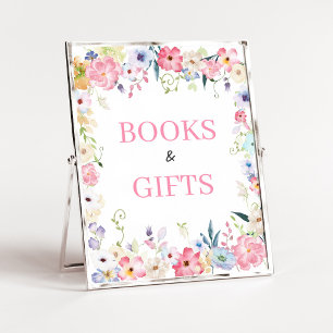 Floral Baby in Bloom Books and Gifts Sign