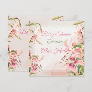 Floral Baby Shower Invitation