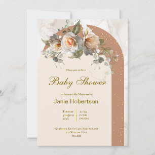 Floral Baby Shower Invitation