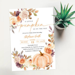 Floral Baby Shower Invitation