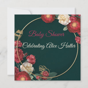 Floral Baby Shower Invitation