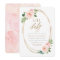 Floral Baby Shower Invitation Girl
