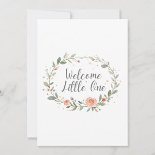 Floral Baby Shower Invitation Template