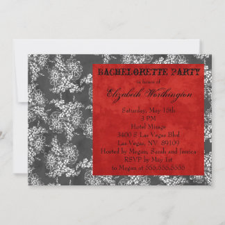 Floral Bachelorette Party Invitation