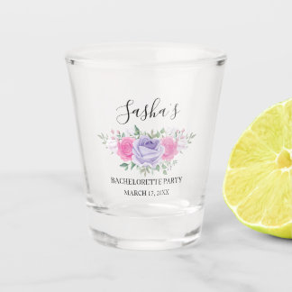 Floral Bachelorette Party Shot Glass