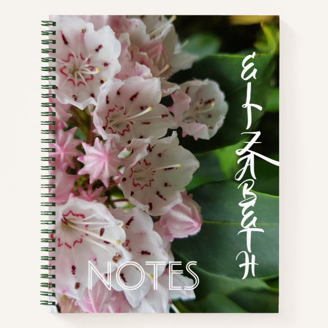 Floral Back to School Notes or Your Text Notebook (Front)