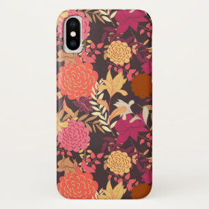 Floral background 2 2 iPhone x case