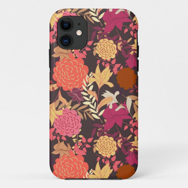 Floral background 2 Case-Mate iPhone case (Back)