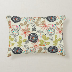 Floral background 2 decorative cushion