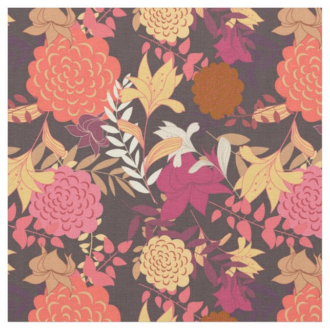 Floral background 2 fabric (Close Up)