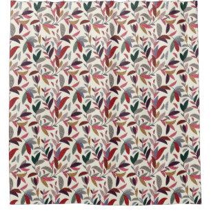 Floral background 2 shower curtain