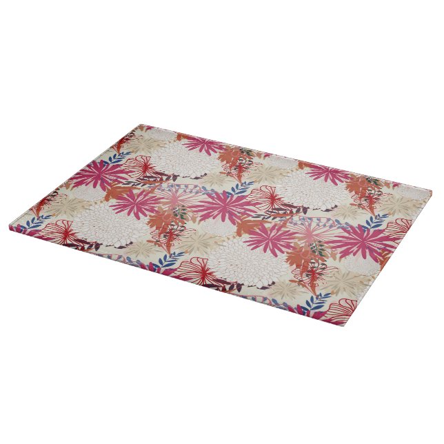 Floral background 3 cutting board (Corner)