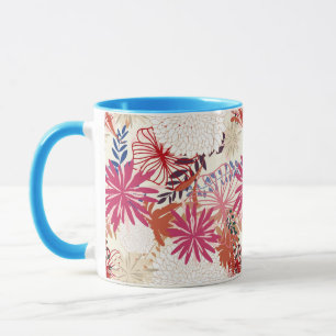 Floral background 3 mug