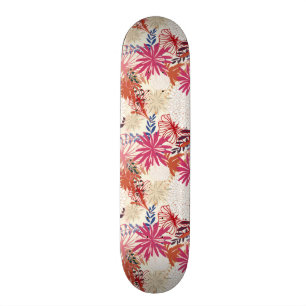 Floral background 3 skateboard