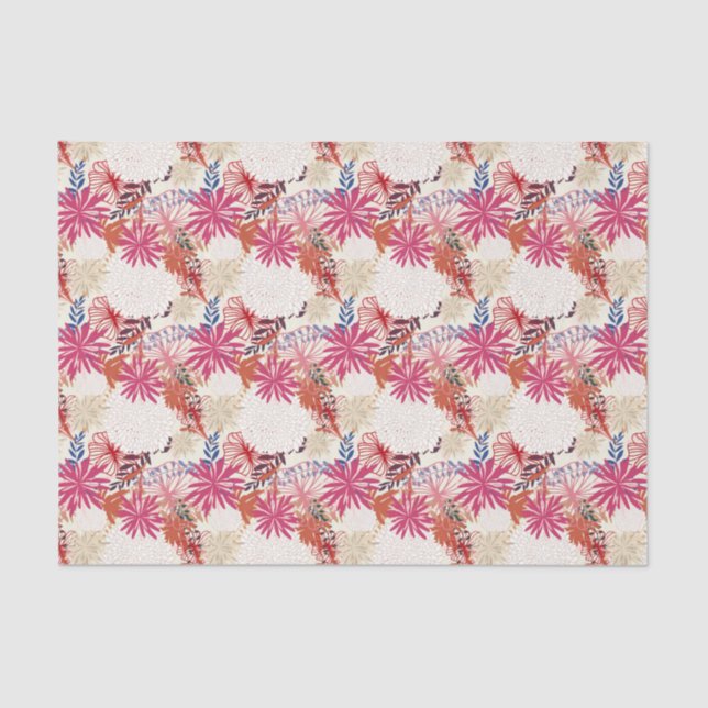 Floral background 3 tissue paper (Front)