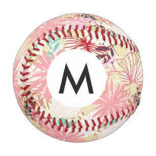 Floral background 4 baseball