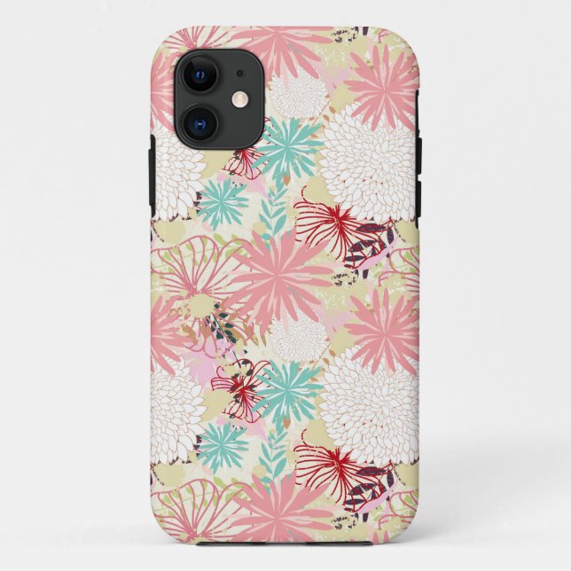 Floral background 4 Case-Mate iPhone case (Back)