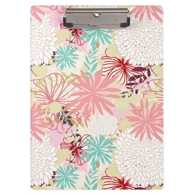 Floral background 4 clipboard (Front)
