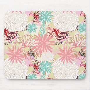 Floral background 4 mouse mat
