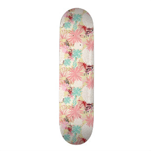 Floral background 4 skateboard