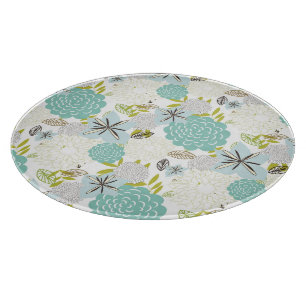 Floral background 5 cutting board