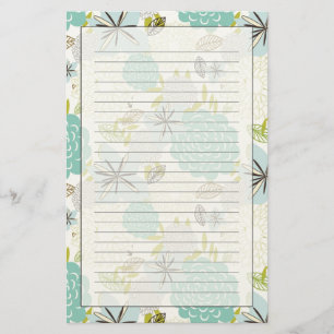 Floral background 5 stationery