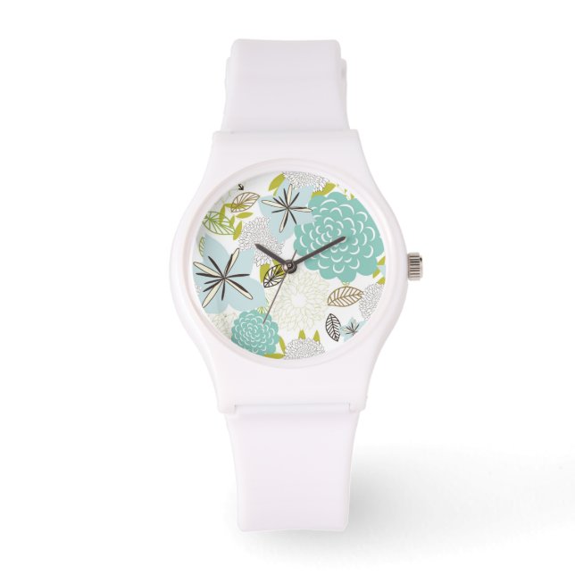 Floral background 5 watch (Front)