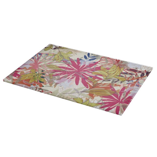 Floral background 6 cutting board (Corner)