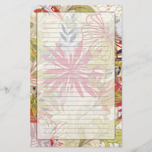 Floral background 6 stationery