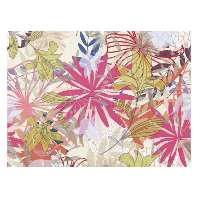 Floral background 6 tablecloth (Front (Horizontal))
