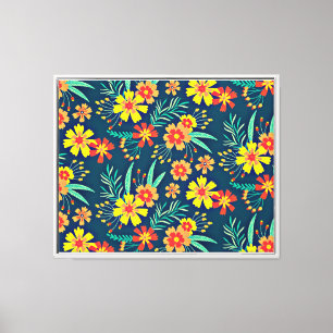 Floral Background Beautiful Design-46566 Canvas Print