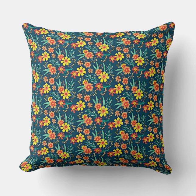 Floral Background Beautiful Design-46566 Cushion (Front)