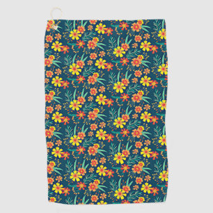 Floral Background Beautiful Design-46566 Golf Towel