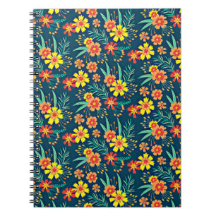 Floral Background Beautiful Design-46566 Notebook