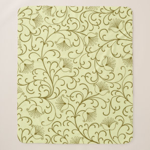 Floral background. Beautiful vintage illustration. Sherpa Blanket