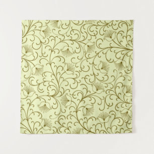 Floral background. Beautiful vintage illustration. Tapestry