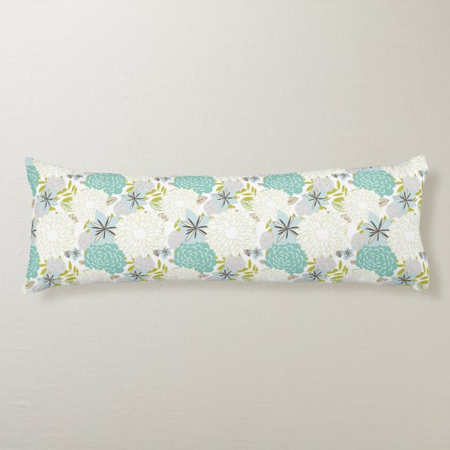 Floral background body cushion (Front)