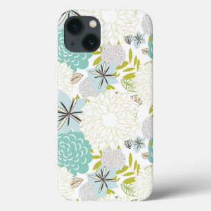 Floral background iPhone 13 case