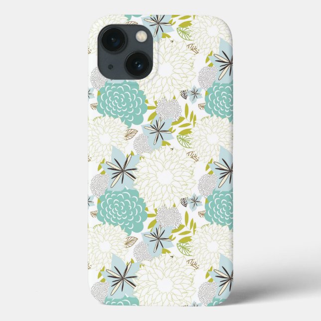 Floral background Case-Mate iPhone case (Back)
