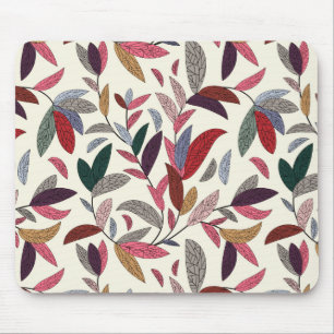Floral background mouse mat